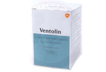 VENTOLIN 2,5 MG/2,5 ML NEBULIZASYON ICIN COZELTI