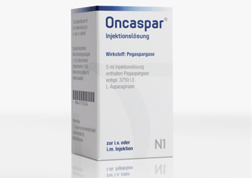 ONCASPAR 3750 IU POWDER FOR SOLUTION FOR INJECTION/INFUSION
