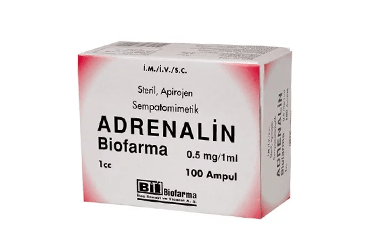 ADRENALIN BIOFARMA 0,5MG/1 ML  100 AMPUL