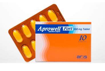 APROWELL FORT 550 MG 10 TABLET