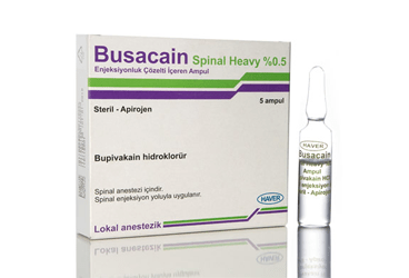 BUSACAIN %0,5 SPINAL HEAVY ENJ.COZ. ICEREN AMPUL