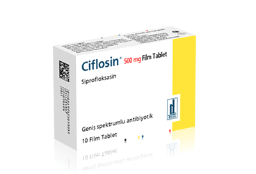 CIFLOSIN  500 MG 10 FILM TABLET