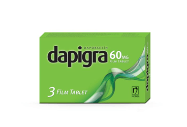 DAPIGRA 60 MG 3 FILM TABLET