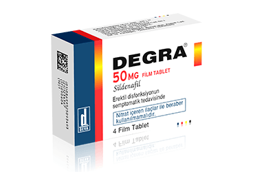 DEGRA 50 MG 4 FILM TABLET