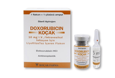 DOXORUBICIN KOCAK 10 MG IV/INTRAVESIKAL INFUZYON ICIN LIYOFILIZE TOZ ICEREN 1 FLK+1 AMP