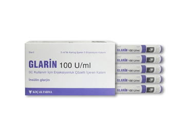 GLARIN 100 U/ML SUBKUTAN KULLANIM ICIN ENJEKSIYONLUK COZELTI (5 KALEM)