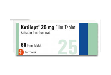 KETILEPT 25 MG FILM KAPLI TABLET (60 TABLET)