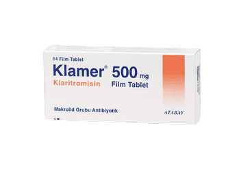 KLAMER 500 MG 14 FILM TABLET