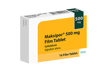MAKSIPOR 500 MG 16 FILM TABLET