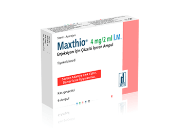 MAXTHIO 4 MG/2 ML I.M. ENJEKSIYONLUK COZELTI (6 AMPUL)