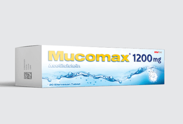 MUCOMAX 1200 MG 20 EFERVESAN TABLET