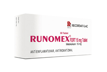 RUNOMEX FORT 15 MG 10 TABLET