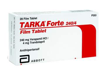 TARKA FORTE 240/4 MG 28 FILM TABLET