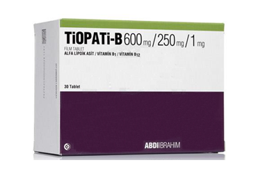 TIOPATI-B 600MG/250MG/1MG FILM TABLET (30 TABLET)