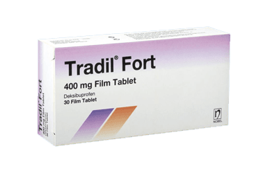 TRADIL FORT 400 MG 10 FILM TABLET