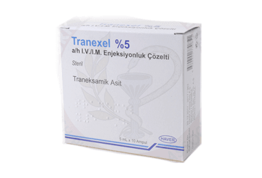 TRANEXEL %5 A/H IV/IM ENJEKSIYONLUK COZELTI (10 AMPUL)