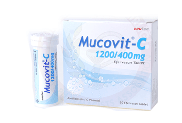 MUCOVIT-C 1200/400 MG 30 EFERVESAN TABLET