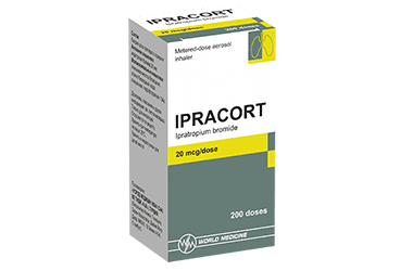 IPRACORT 20 MCG AEROSOL INHALER (1 TUP)