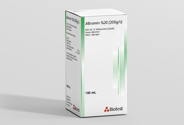 ALBIOMIN %20 100 ML IV INFUZYONLUK COZELTI (1 FLAKON)