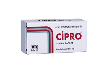 CIPRO 500 MG 14 FILM TABLET