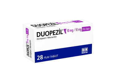 DUOPEZIL 10 MG/10 MG 28 FILM TABLET