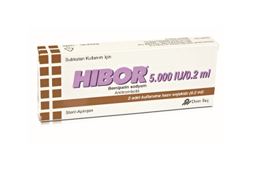 HIBOR 5000 IU/0,2 ML KULLANIMA HAZIR 2 ENJEKTOR