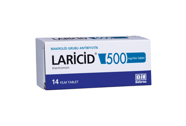 LARICID 500 MG 14 FILM TABLET