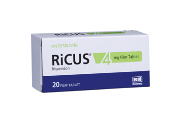 RICUS 4 MG 20 FILM TABLET