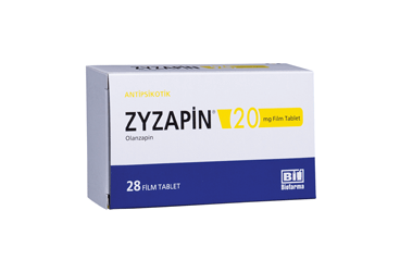 ZYZAPIN 20 MG 28 FILM TABLET