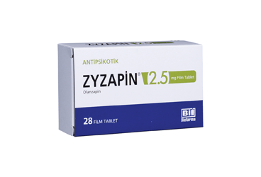 ZYZAPIN 2,5 MG 28 FILM TABLET