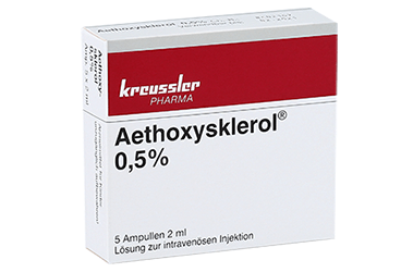 AETHOXYSKLEROL % 0.5 I.V. ENJEKSIYONLUK COZELTI ICEREN AMPUL ( 2 ML X 5 AMPUL )