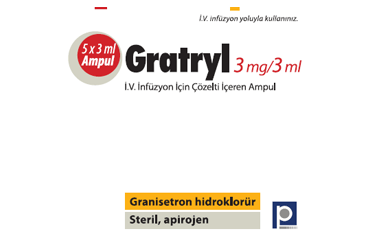 GRATRYL 3 MG/3 ML IV INFUZYON ICIN COZELTI ICEREN 5 AMPUL