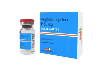 MELPHALAN SUN 50 MG POWDER AND SOLVENT FOR SOLUTION INJECTION/INFUSION