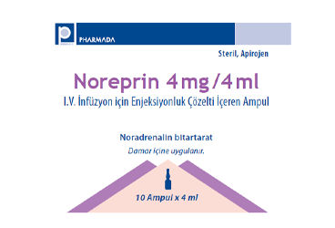 NOREPRIN 4 MG/4 ML IV INFUZYON ICIN ENJEKSIYONLUK COZELTI ICEREN 10 AMPUL