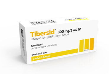 TIBERSID 500 MG/ 3 ML IV INFUZYON ICIN ENJEKSIYONLUK COZELTI (1 AMPUL)