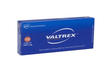 VALTREX 500 MG 10 FILM TABLET