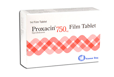 PROXACIN 750 MG 14 FILM TABLET