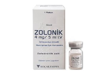 ZOLONIK 4 MG/5 ML I.V. INFUZYONLUK COZELTI HAZIRLAMAK ICIN KONSANTRE (1 FLAKON)