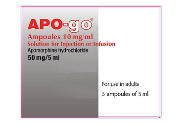 APO-GO 50MG/5 ML ENJEKSIYONLUK VEYA INFUZYONLUK COZELTI ICEREN AMPUL (5 AMPUL)