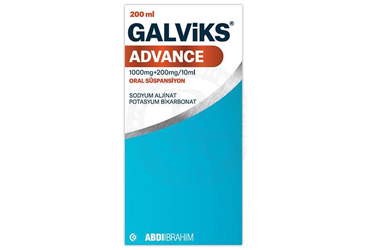 GALVIKS ADVANCE 1000 MG + 200 MG / 10 ML ORAL SUSPANSIYON