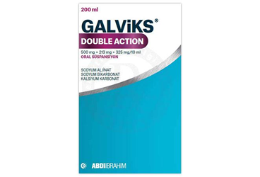 GALVIKS DOUBLE ACTION 500MG + 213MG + 325MG/10ML ORAL SÜSPANSİYON (200 ML)