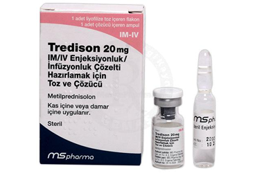 TREDISON 20 MG IM/IV ENJEKSIYONLUK/INFUZYONLUK COZELTI HAZIRLAMAK ICIN TOZ VE COZUCU (1 FLAKON + 1 COZUCU AMPUL)