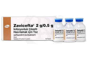 ZAVICEFTA 2/0,5 G INFUZYONLUK SOLUSYON ICIN TOZ