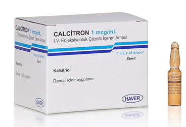 CALCITRON 1 MCG/ML IV ENJ. COZELTI ICEREN AMPUL(25)