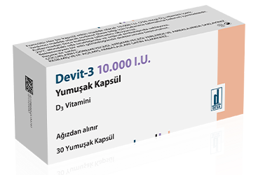 DEVIT-3 10.000 I.U. YUMUSAK KAPSUL (30 KAPSUL)