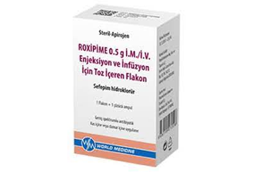 ROXIPIME 0,5 GR IM/IV ENJEKTABL TOZ ICEREN 1 FLAKON