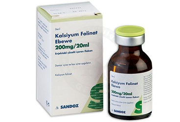 KALSIYUM FOLINAT EBEWE 200 MG/20 ML ENJEKTABL SOLUSYON ICEREN FLAKON