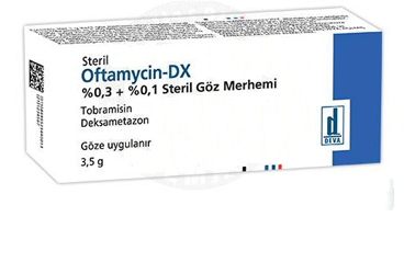 OFTAMYCIN-DX %0,3+%0,1 STERIL GOZ MERHEMI (3,5 G)