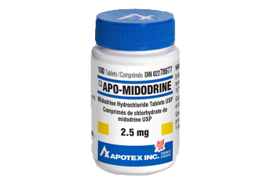 APO-MIDODRINE 2,5 MG.