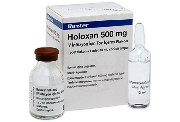 HOLOXAN 500 MG IV INFUZYONLUK COZELTI HAZIRLAMAK ICIN TOZ